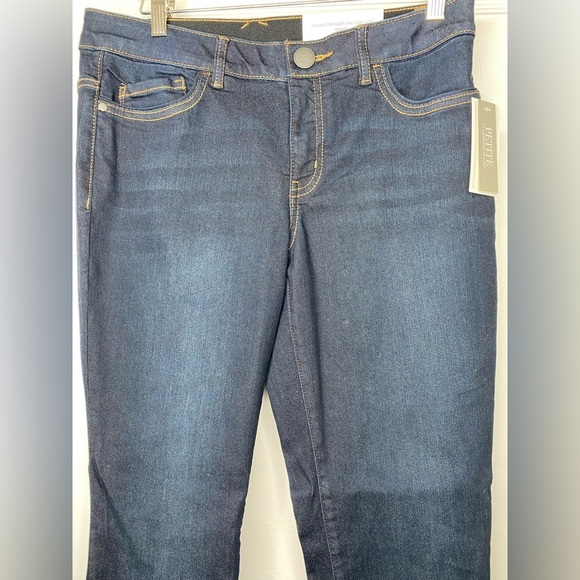 CHRISTOPHER BANKS NWT 8P Tapered Shape Fit Mid-rise The Perfect Jean - Picture 5 of 9
